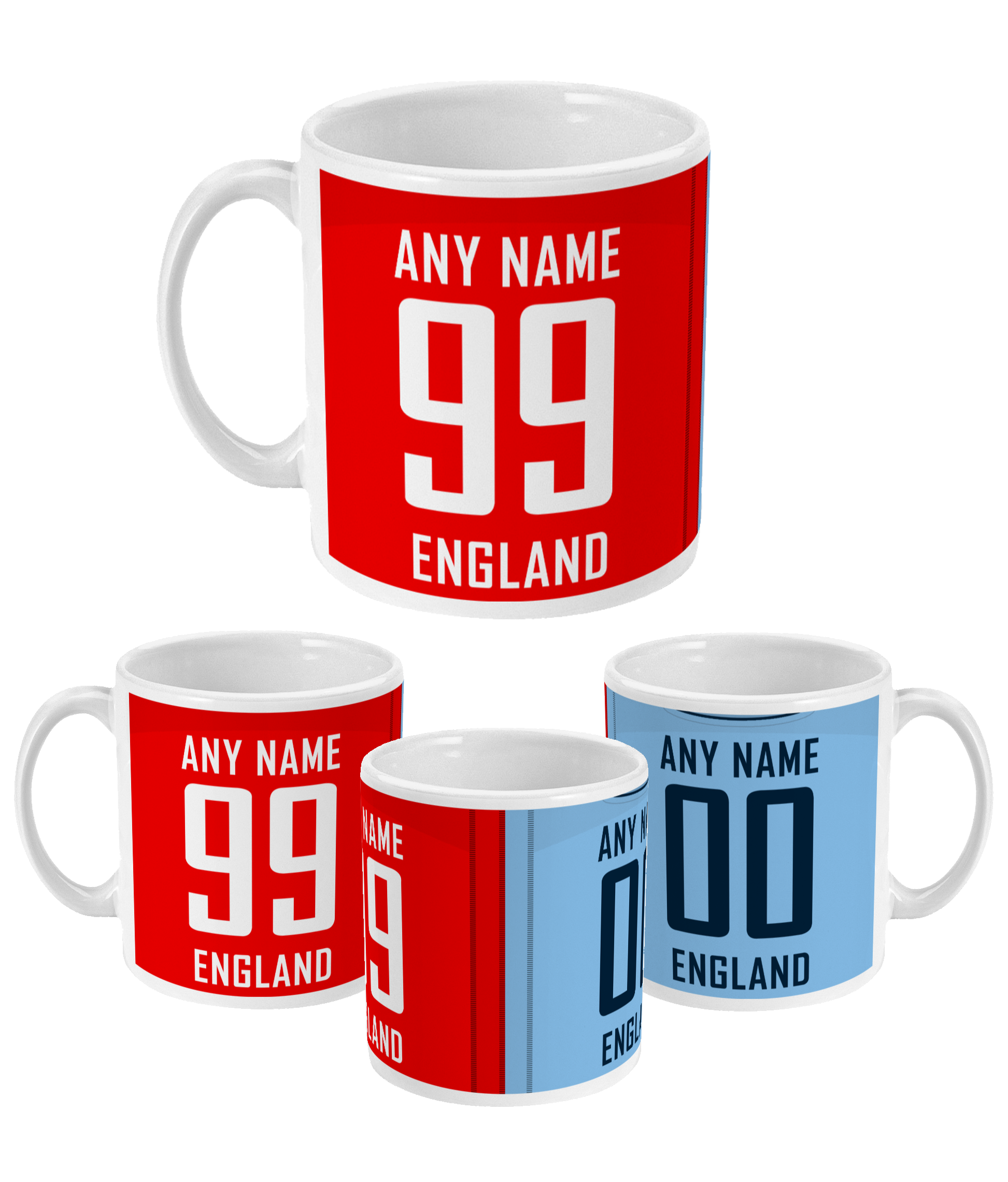 Toro Sports Uk England Cricket 2021 Personalised T20odi Mug