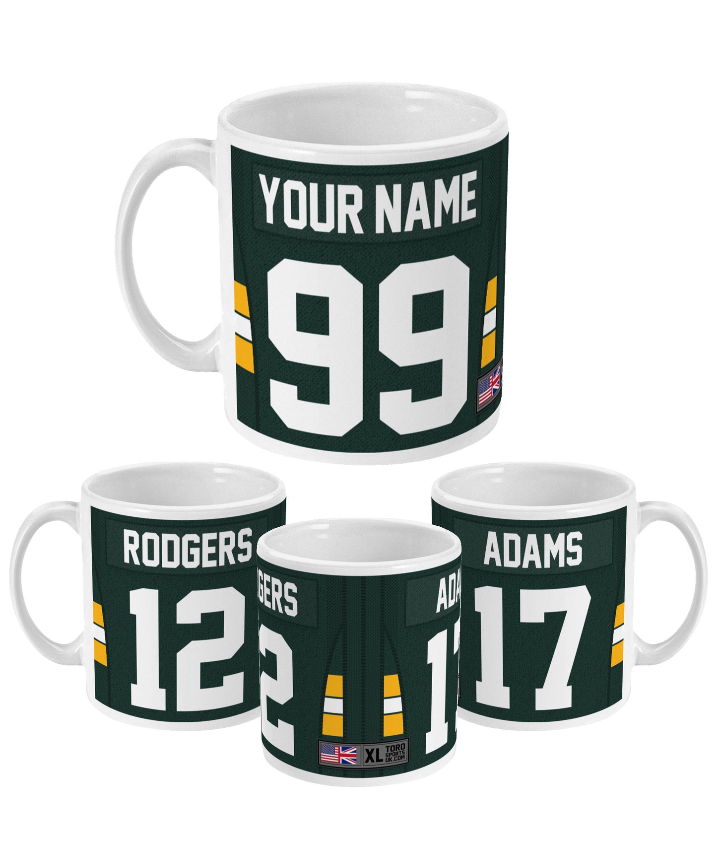 Green Bay - Personalised Home Mug