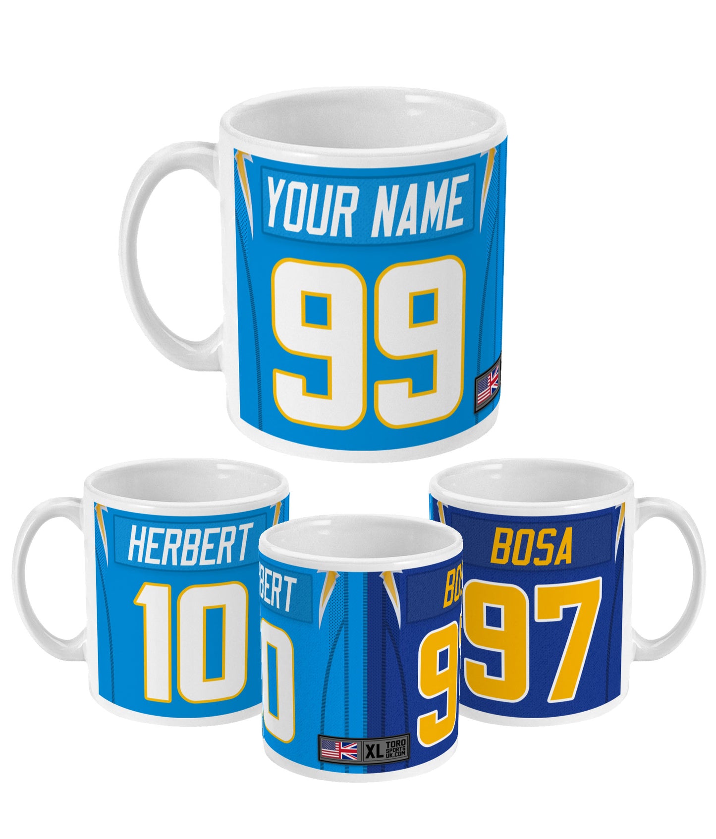 Los Angeles LAC - Personalised Home/Road Mug
