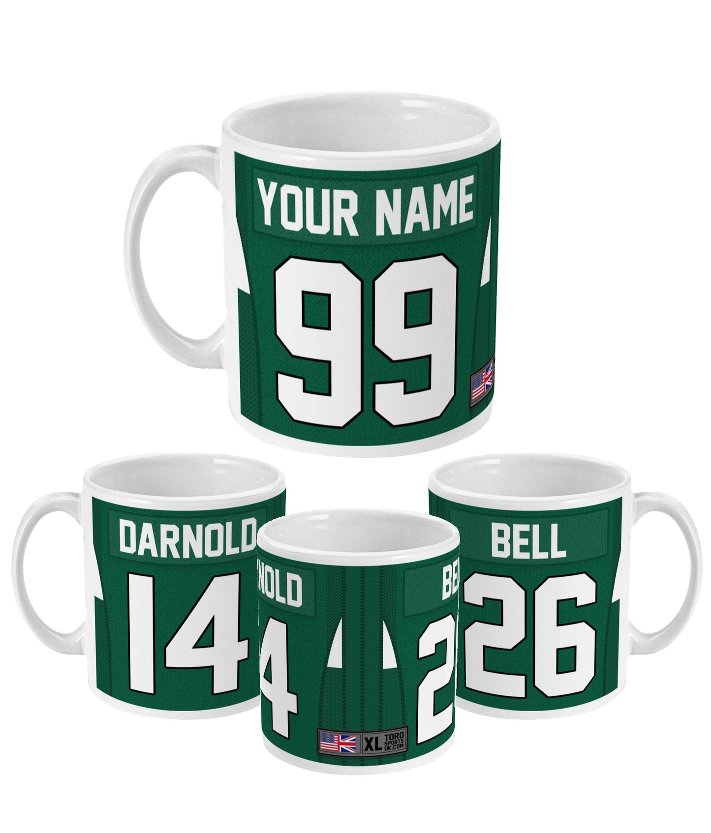 New York NYJ - Mug maison personnalisé