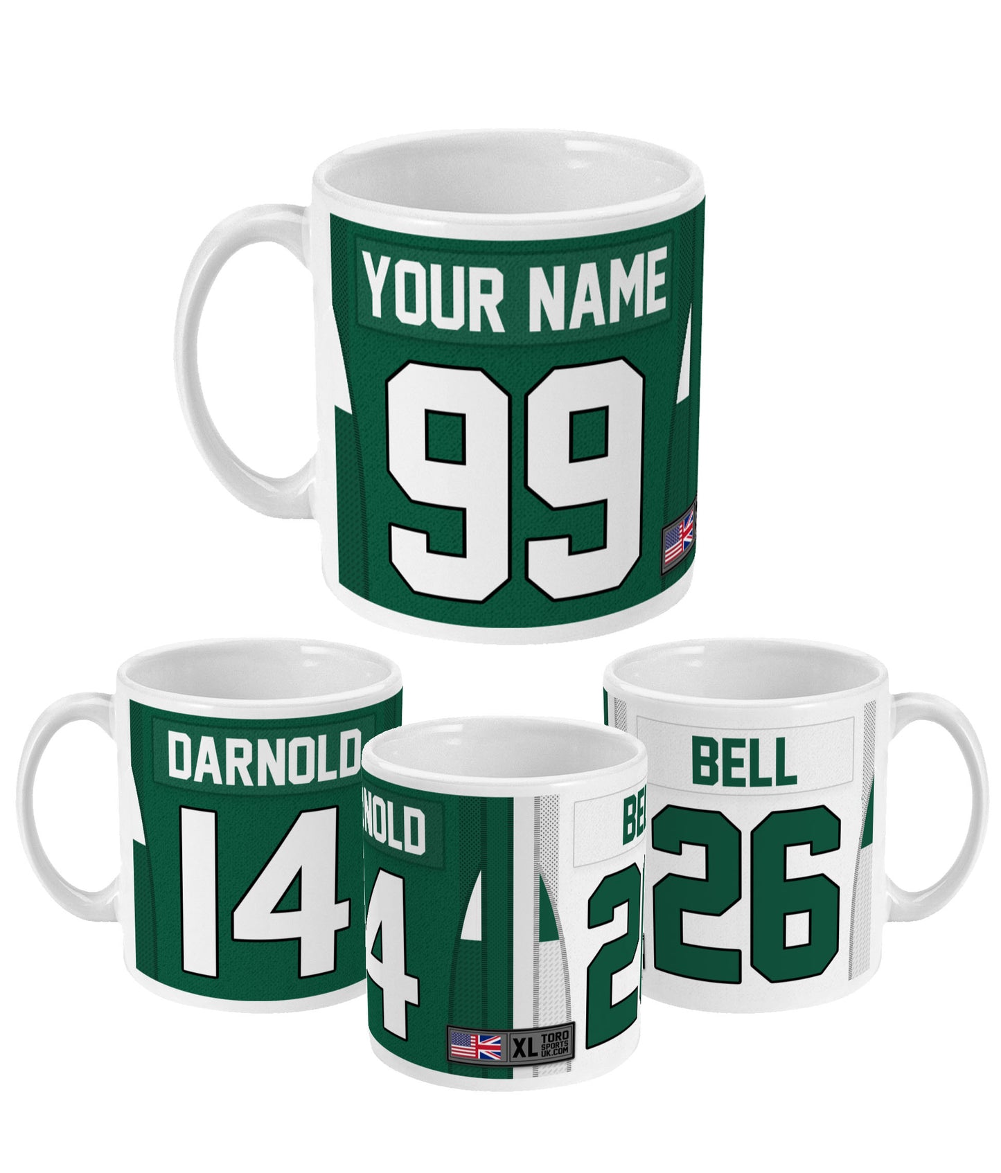 New York NYJ - Mug Personnalisé Maison/Route