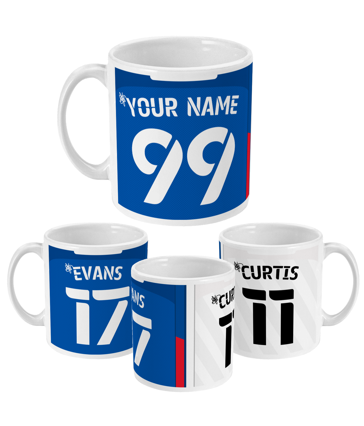 Portsmouth - personalisierter Home/Away-Becher