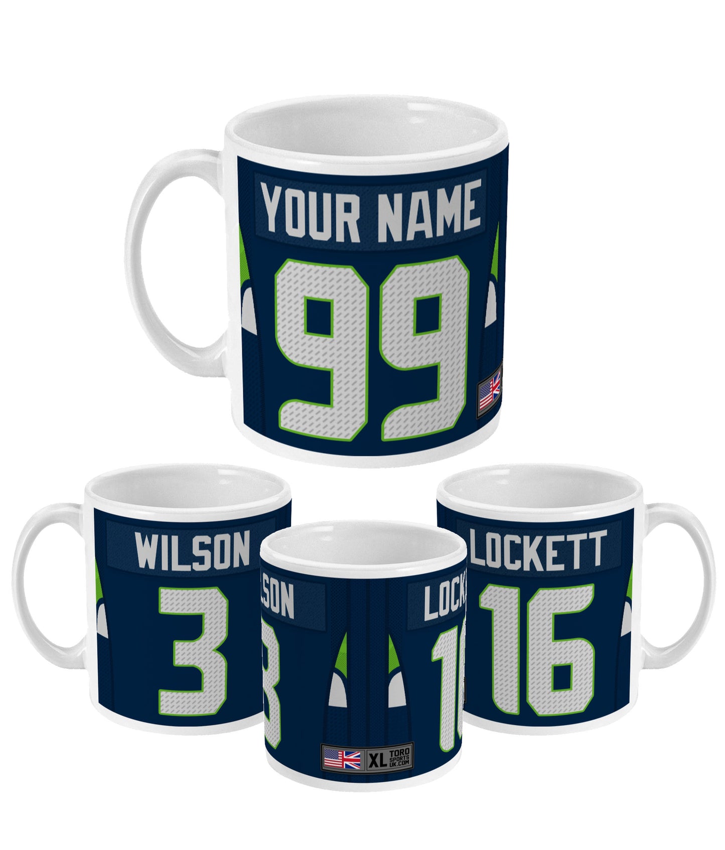 Seattle - Personalised Home Mug