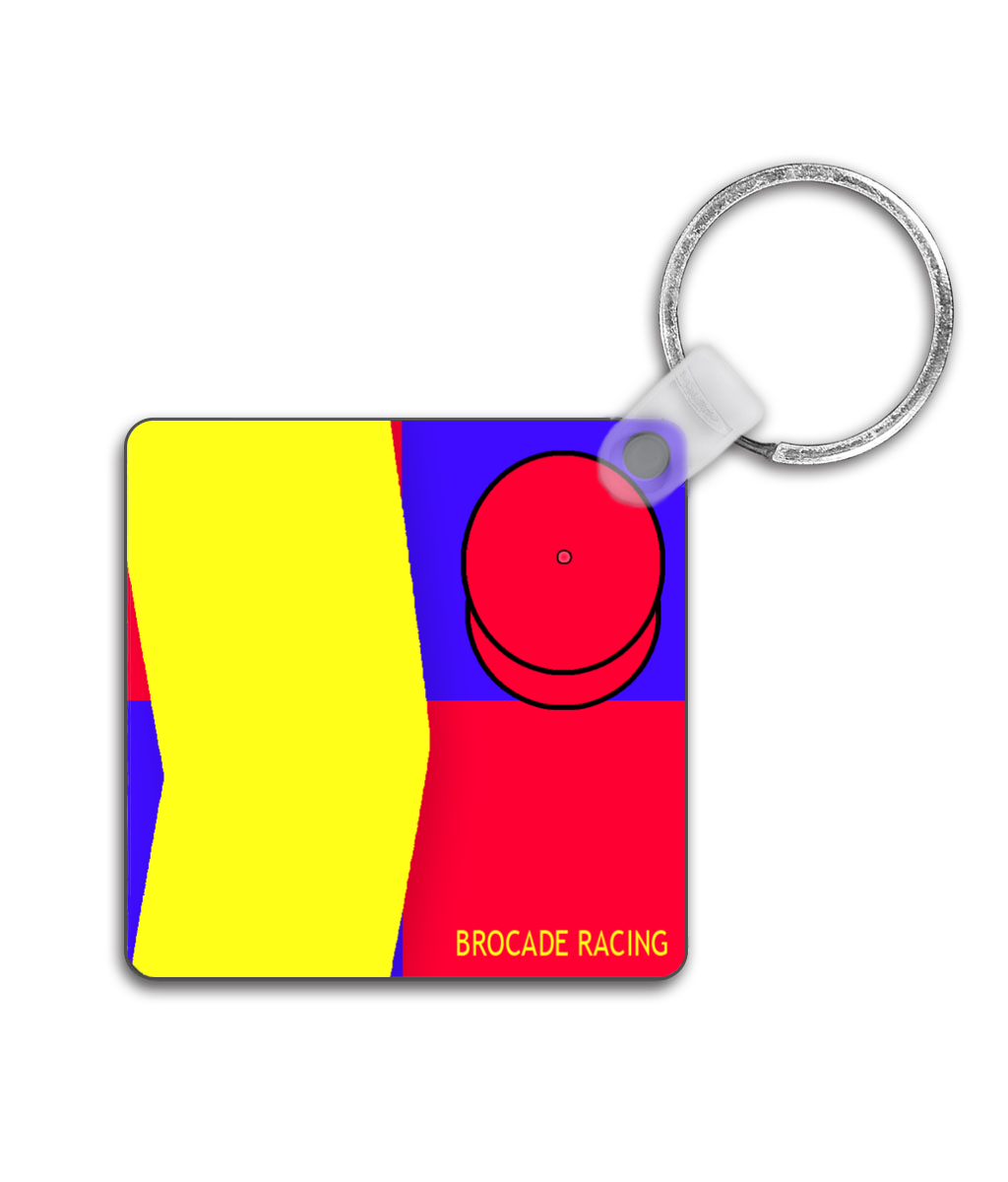 Brocade Racing - Double Sided Keyring