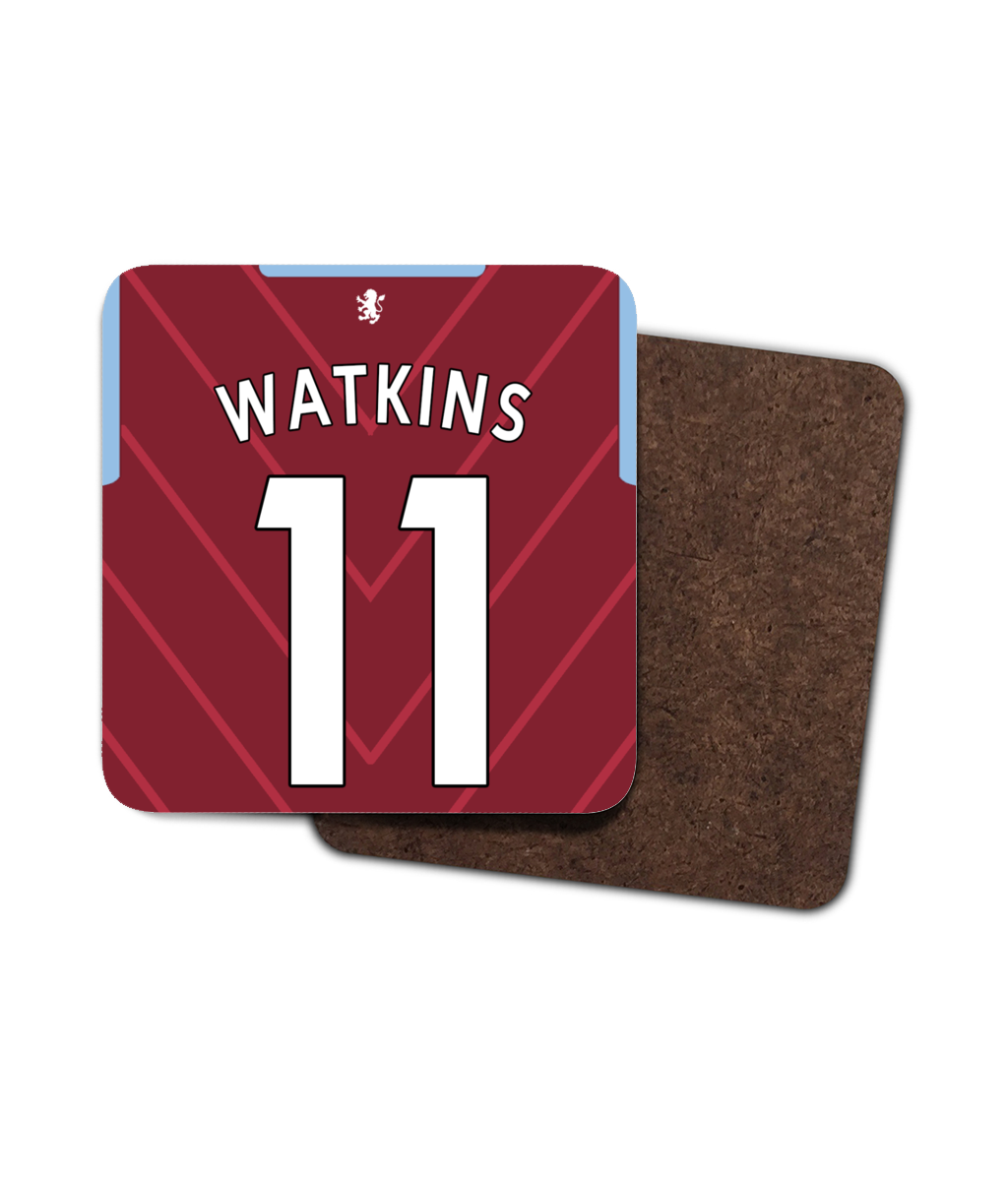 Aston Villa – Personalisierter Getränkeuntersetzer für zu Hause