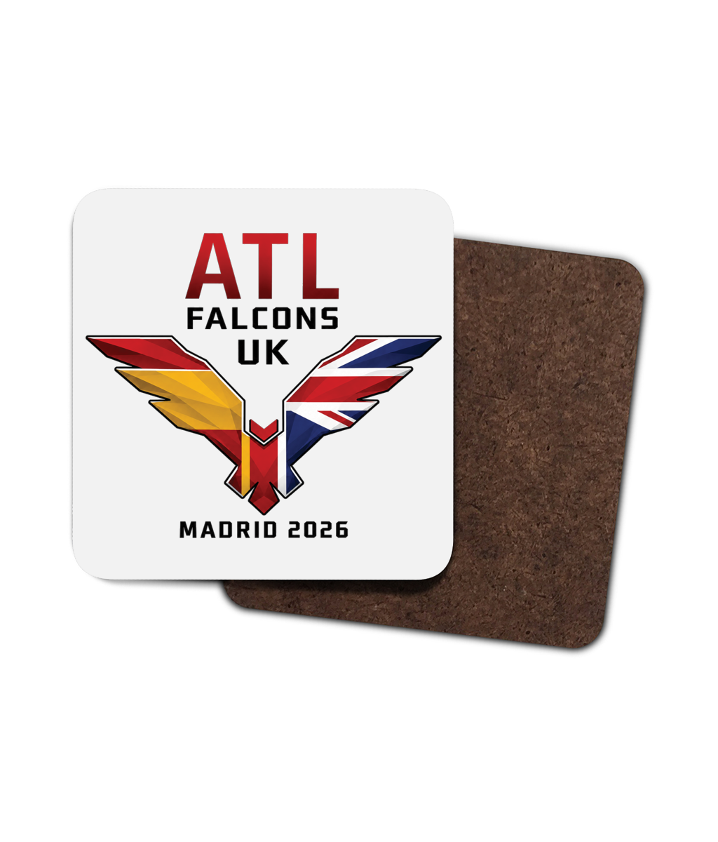 ATL Falcons UK Madrid Game Drinks Coaster