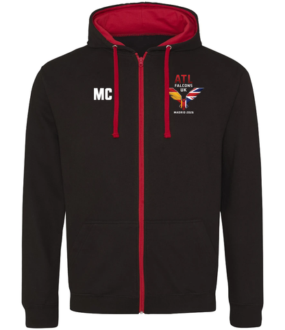 ATL Falcons UK Madrid Game Contrast Zip Hoodie