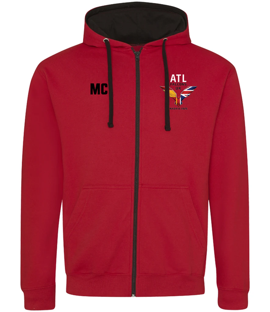 ATL Falcons UK Madrid Game Contrast Zip Hoodie
