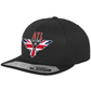 ATL Falcons UK - Embroidered Logo Snapback Cap - Black