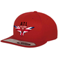 ATL Falcons UK - Embroidered Logo Snapback Cap - Red