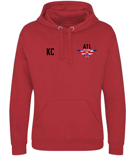 ATL Falcons UK Heavyweight Hoodie - Red