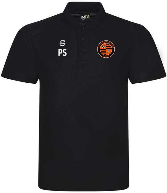 Wokingham Town FC Adult Polo Shirt - Black