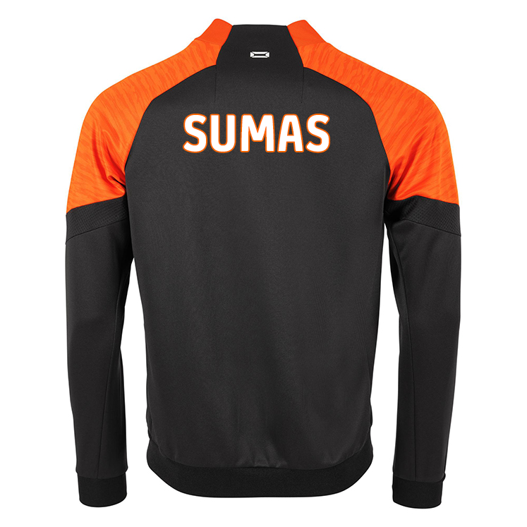 Wokingham Town FC Stanno Bolt Full Zip Training Top | WTFC Black & Orange
