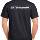 ATL Falcons UK Large Logo T-Shirt - Black