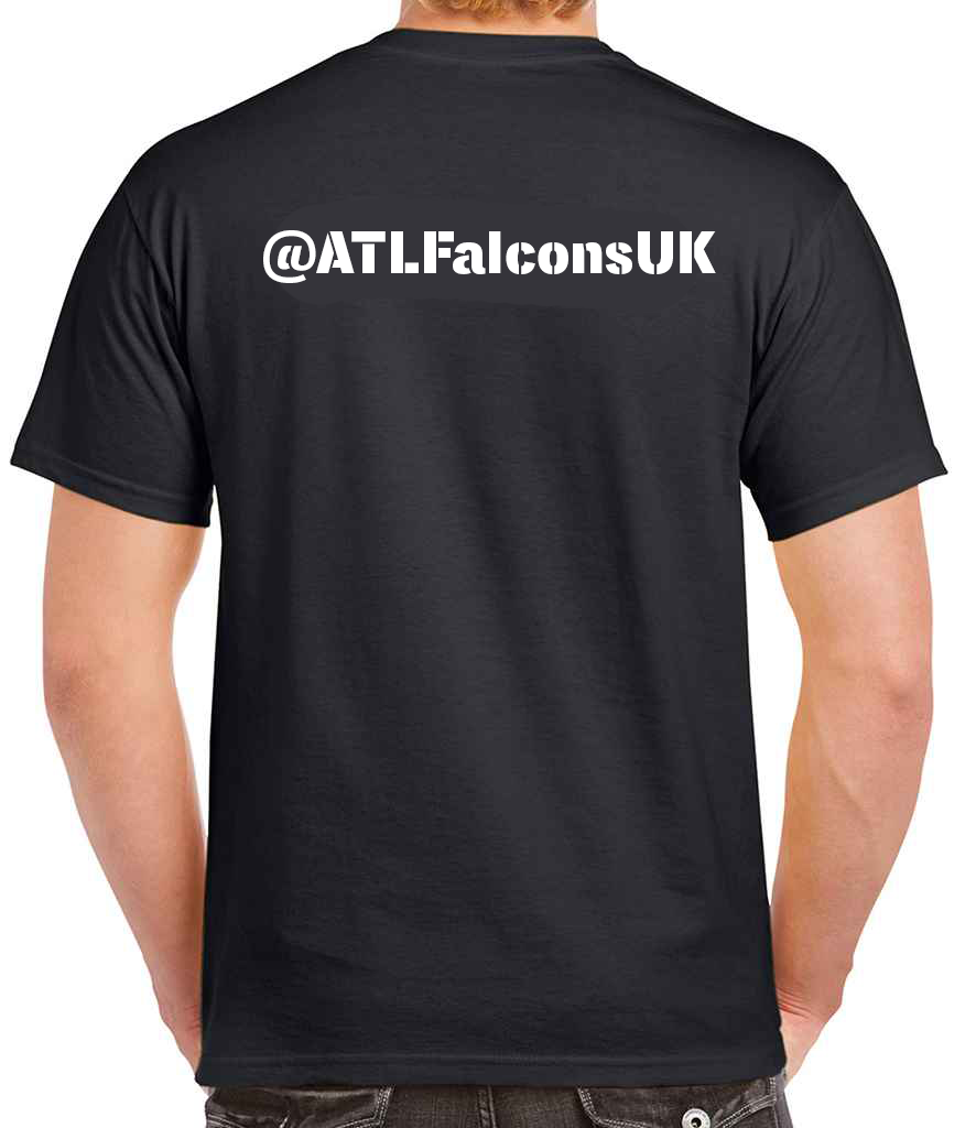 ATL Falcons UK Large Logo T-Shirt - Black