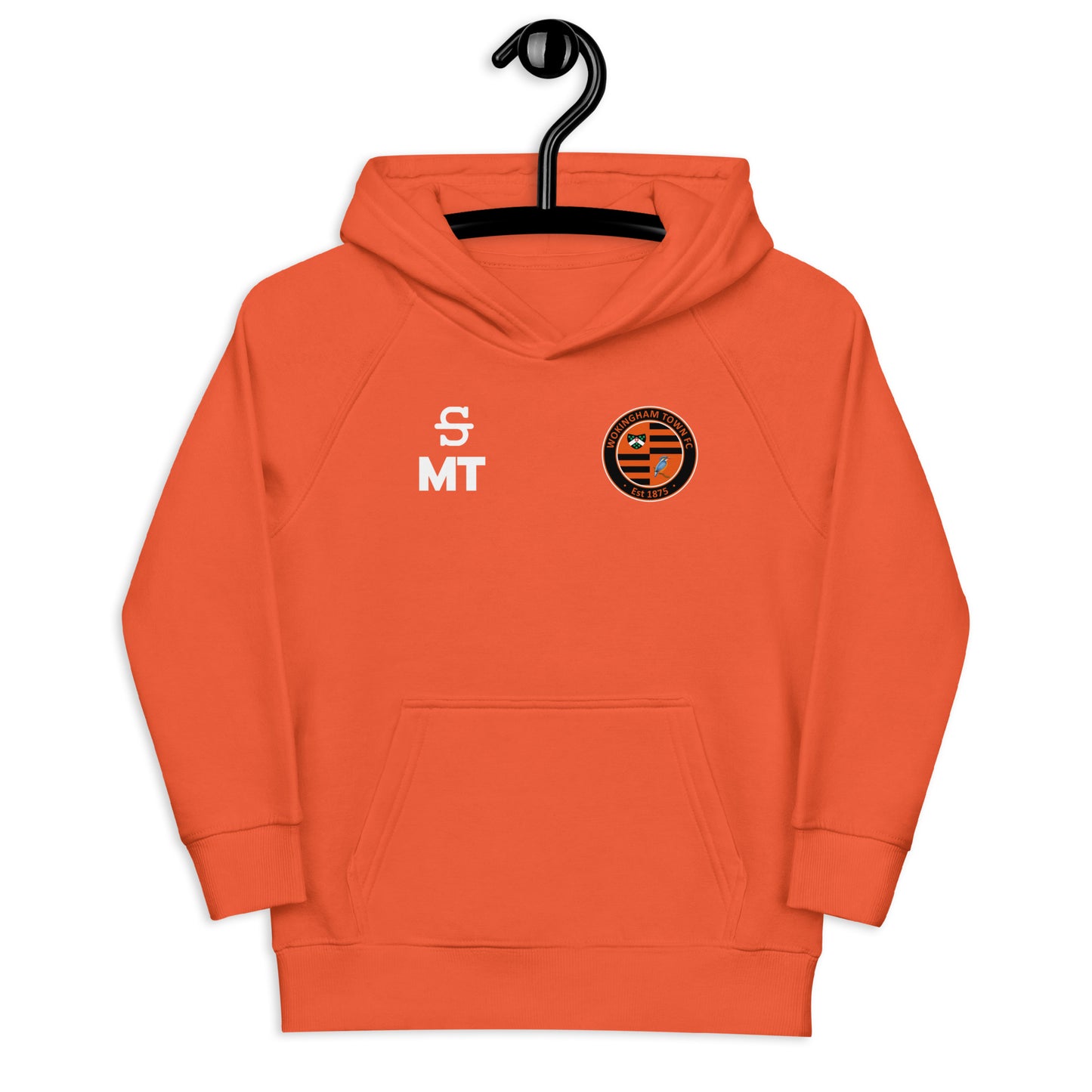 Wokingham Town F.C Personalised Kids Hoodie - Orange