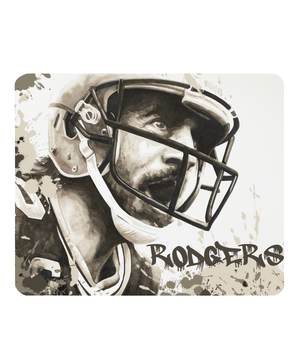 Aaron Rodgers Sportraits Mouse Mat