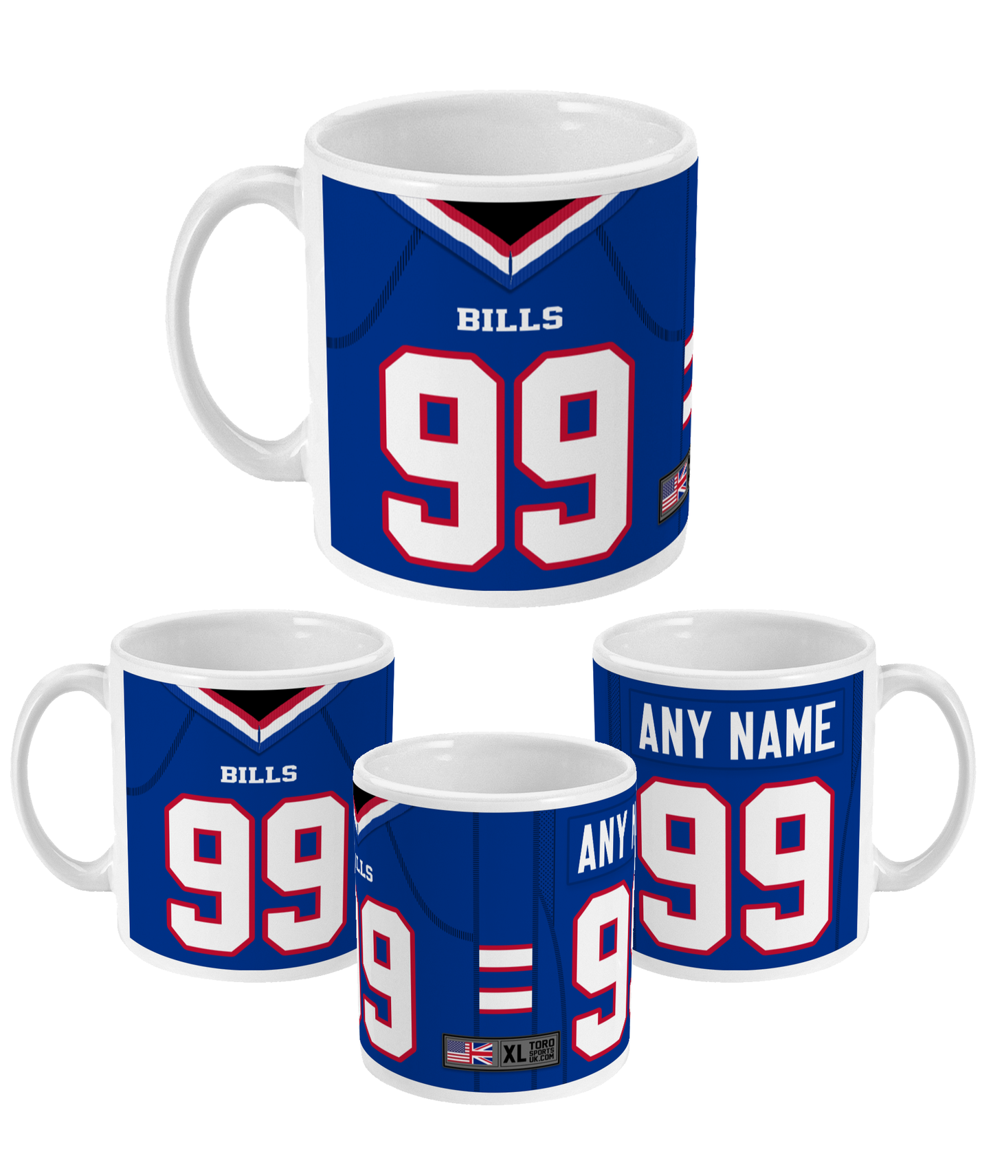 Buffalo - Personalised Home Jersey Mug