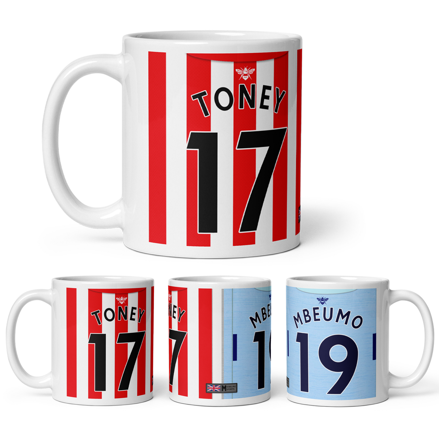 Brentford - Personalised 2022/23 Home/Away Mug