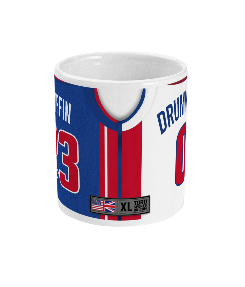 Detroit - Custom Personalised Basketball Jersey Mug