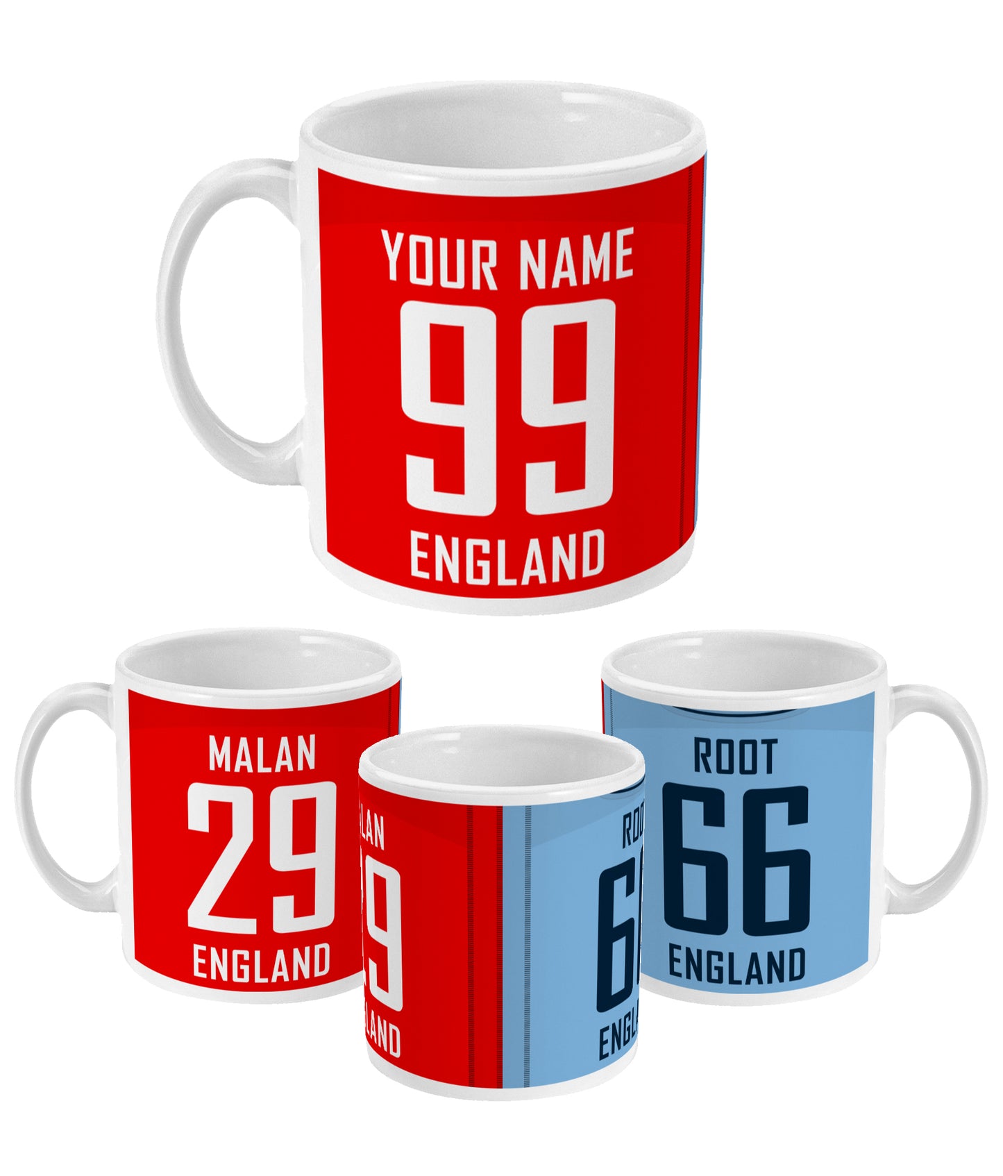 England Cricket One Day Home / Away Link Up Mug