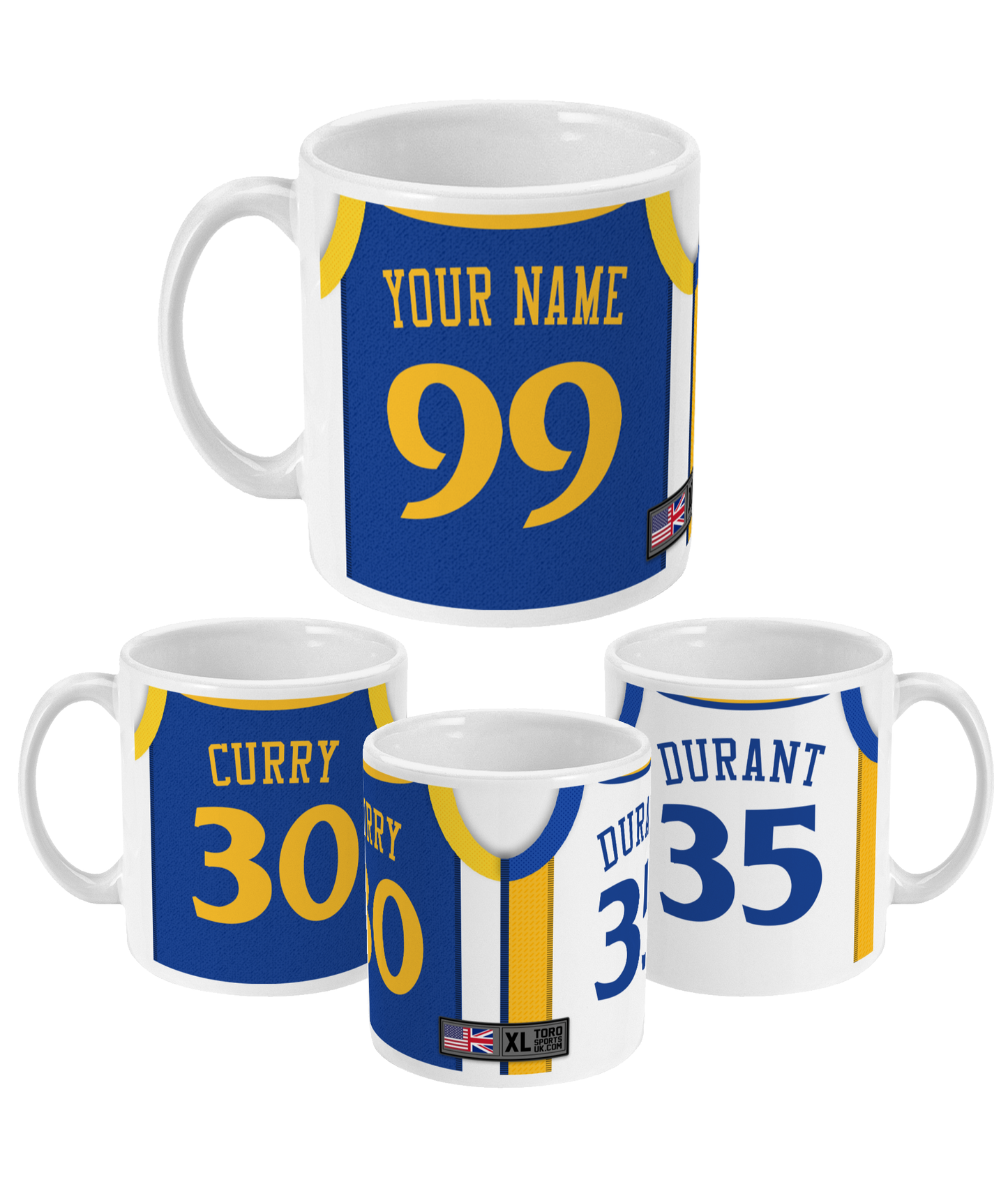 Golden State - Custom Personalised Basketball Jersey Mug