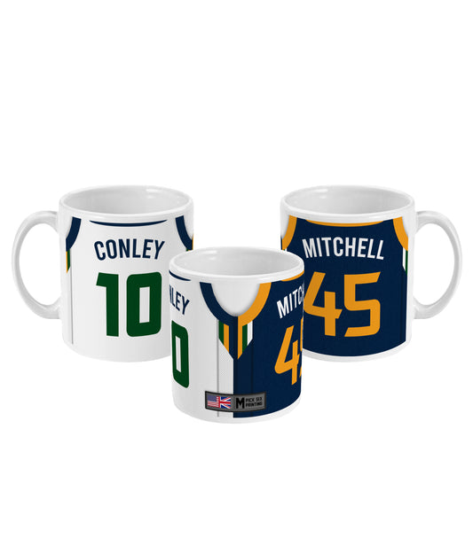 Utah - Custom Personalised Basketball Jersey Mug