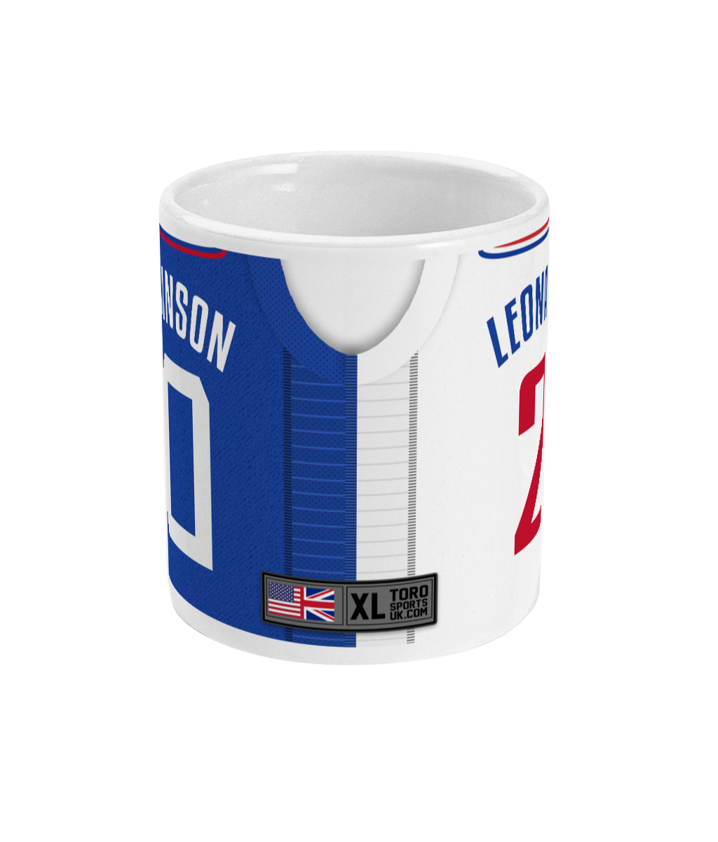 Los Angeles LAC - Custom Personalised Basketball Jersey Mug