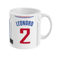 Los Angeles LAC - Mug de maillot de basket personnalisé personnalisé