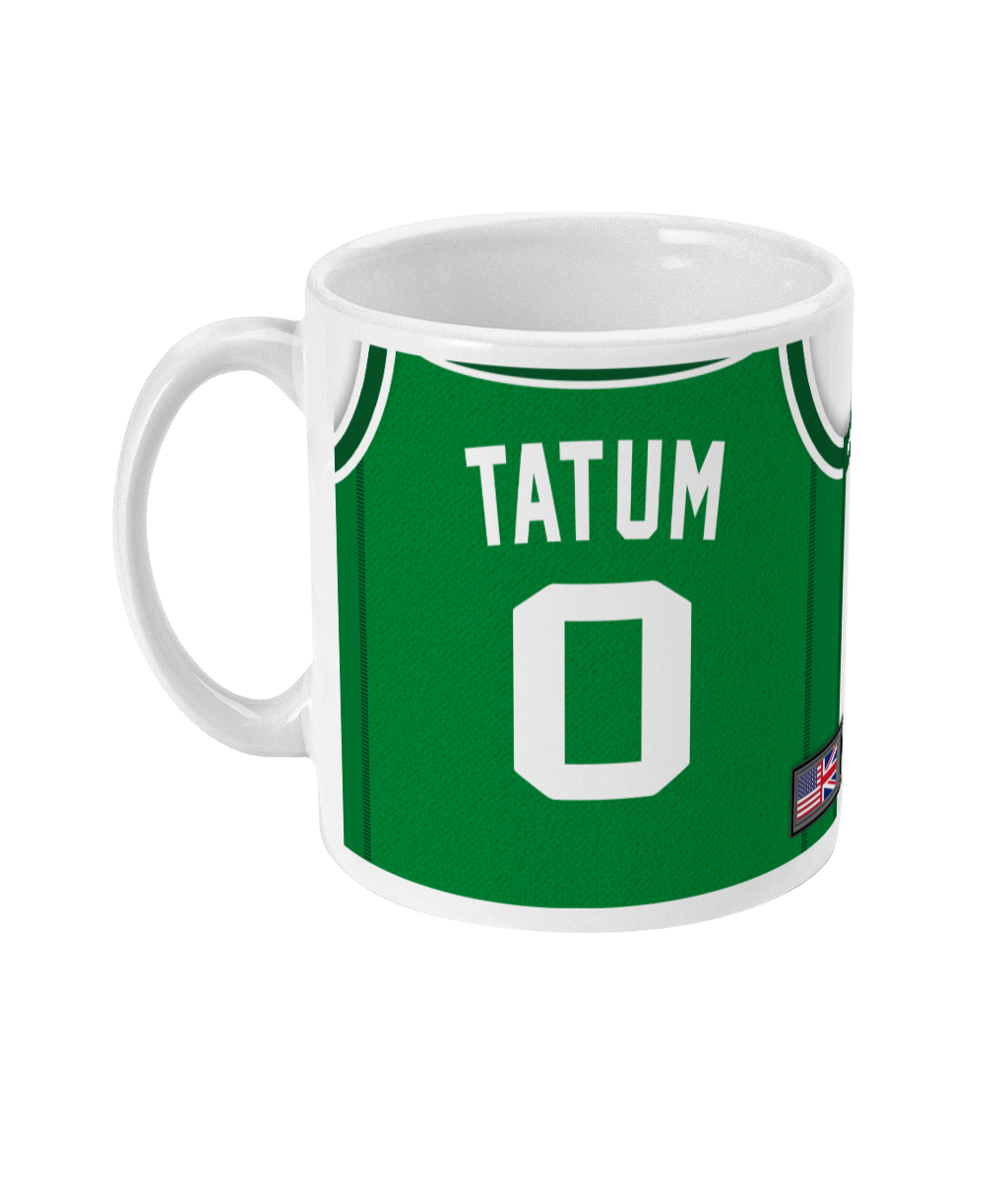 Basketball Boston Tatum Brown Personalised Mug Gift