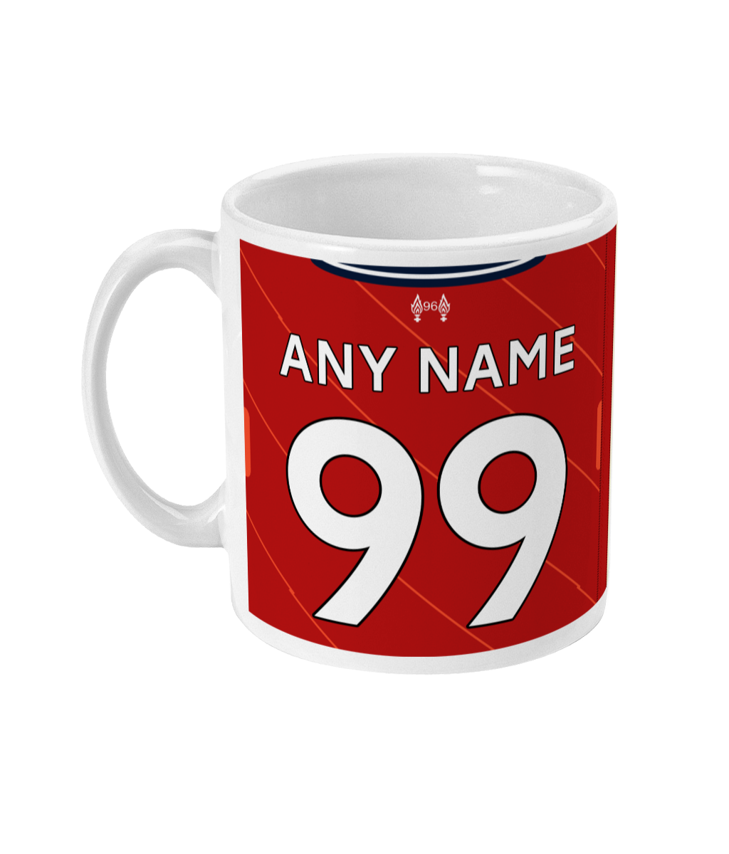 Liverpool - Mug personnalisé domicile 2021/22