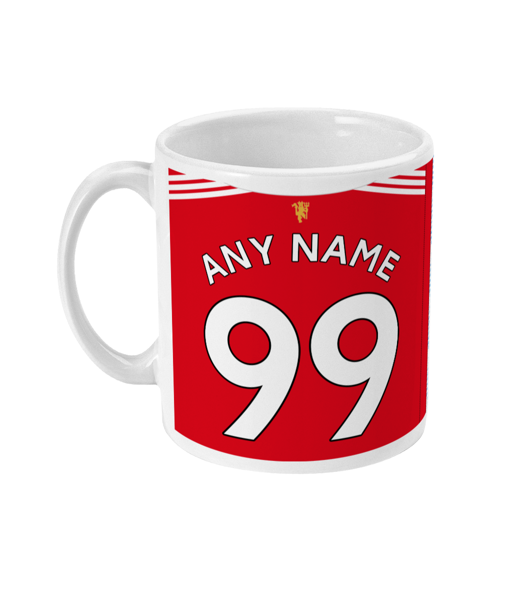 Man United - Personalised 2021/22 Home/Away Mug