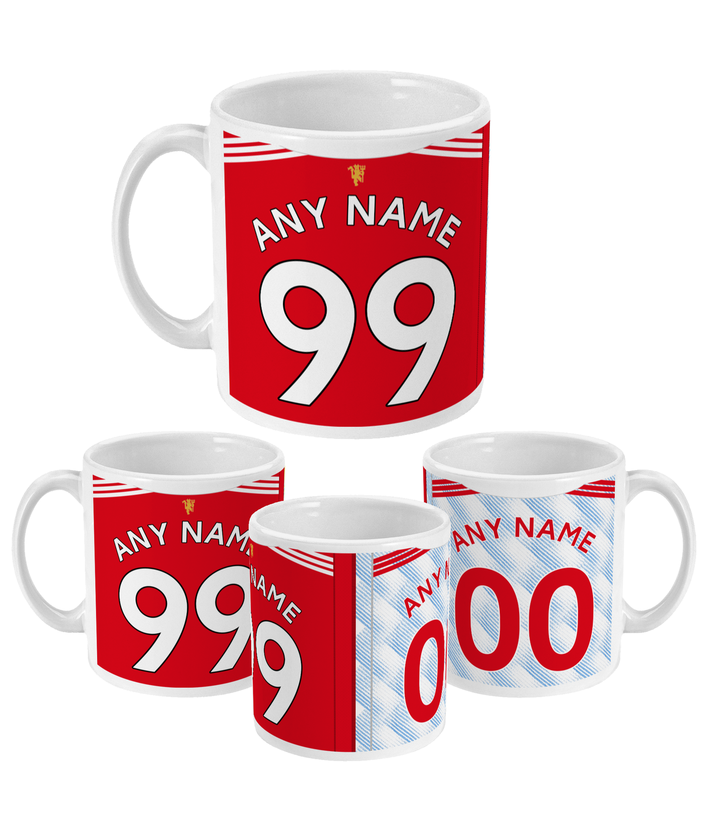 Man United - Personalised 2021/22 Home/Away Mug
