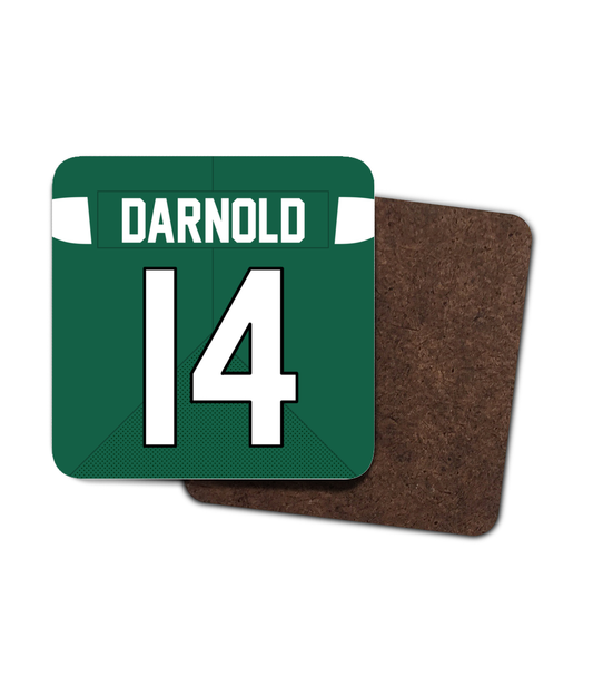 New York NYJ - Personalised Home Drinks Coaster