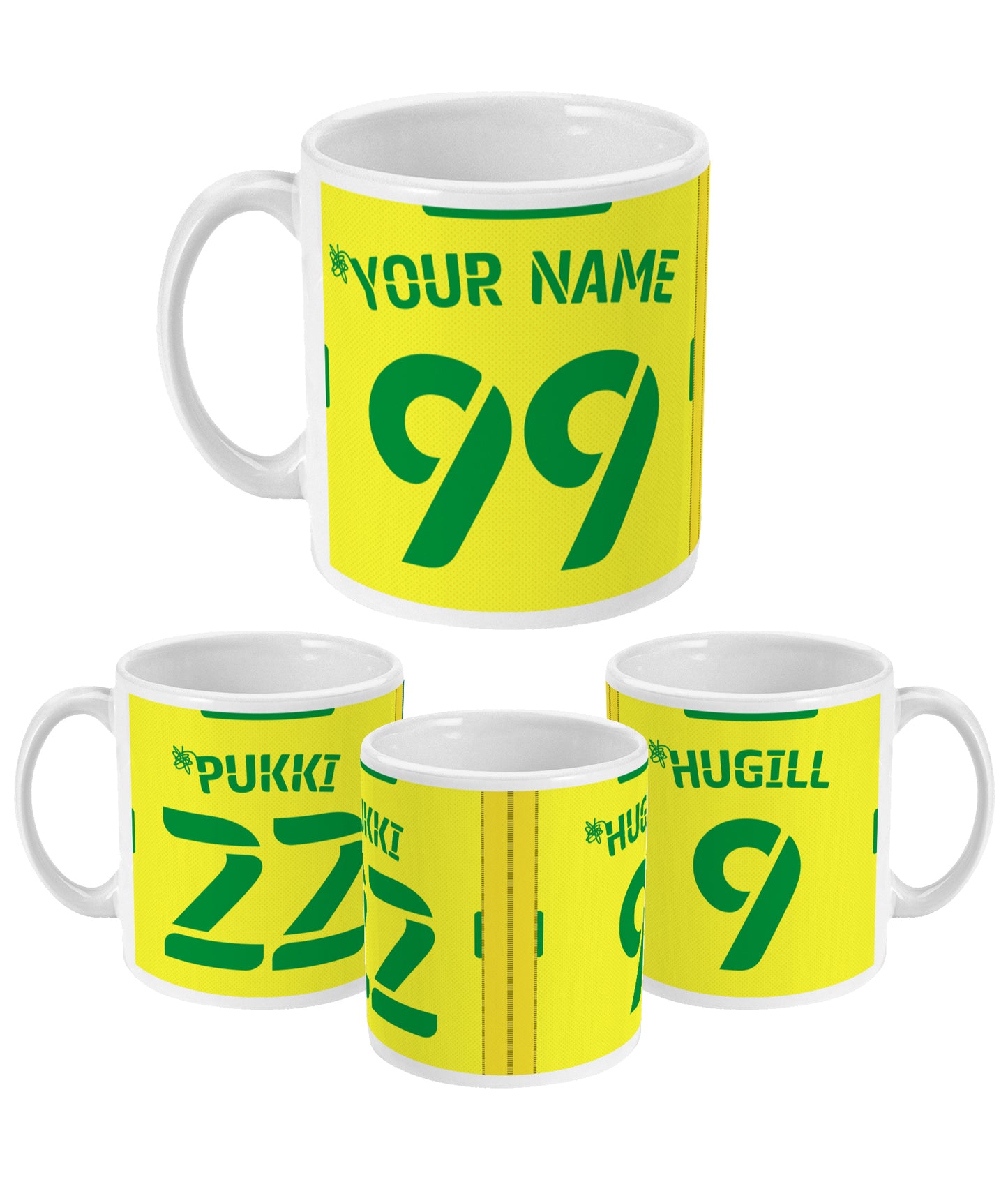 Norwich City - Mug maison personnalisé