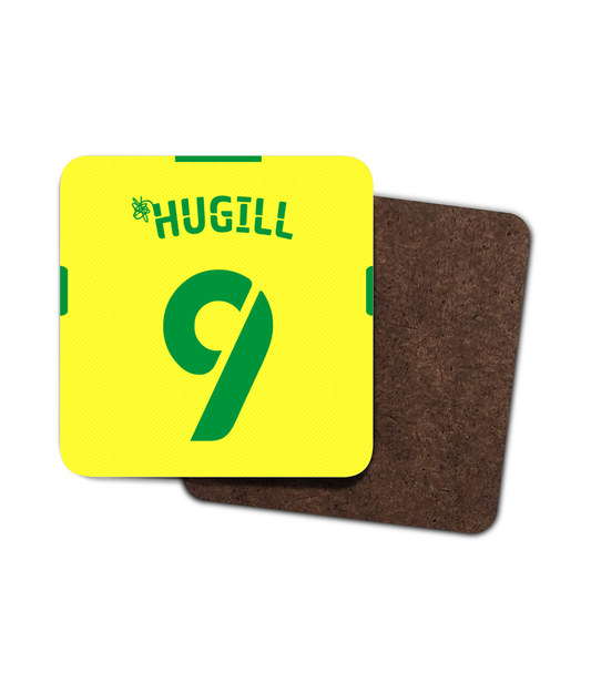Norwich City - Personalised Home Drinks Coaster