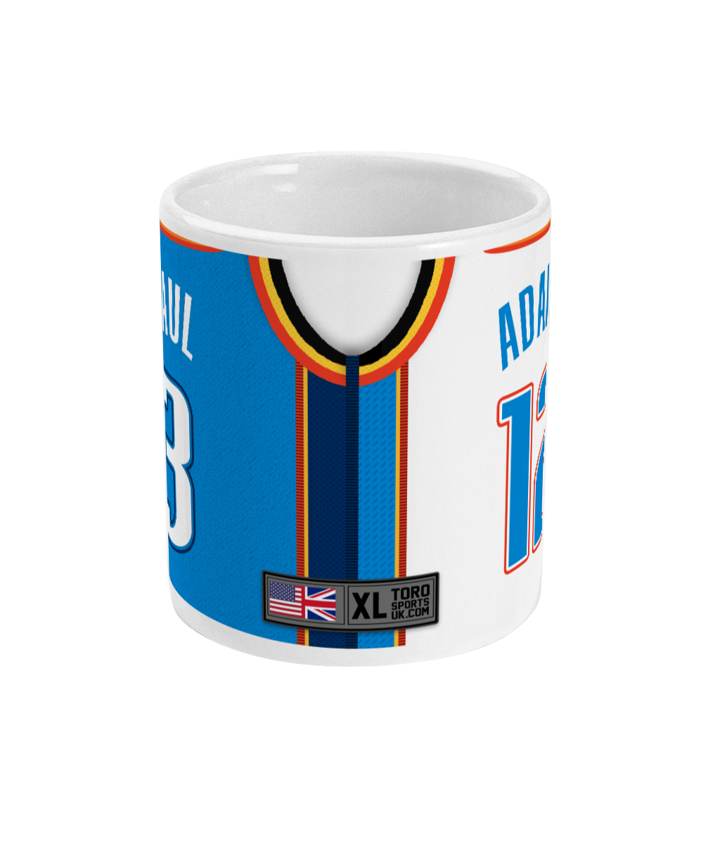 Oklahoma - Custom Personalised Basketball Jersey Mug