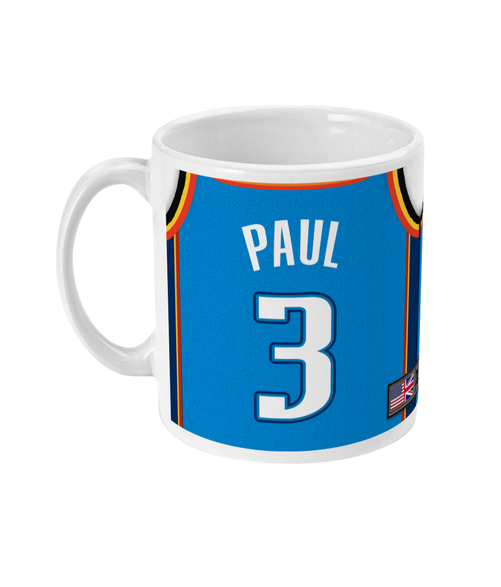 Oklahoma - Custom Personalised Basketball Jersey Mug