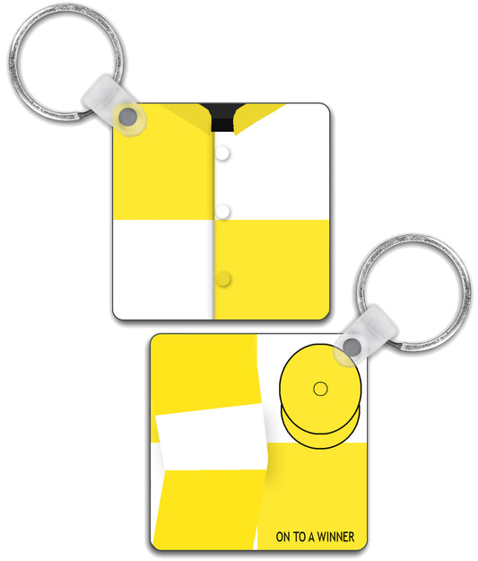 On To A Winner - Double Sided Keyring