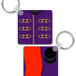 The Queen's Silks - Double Sided Keyring