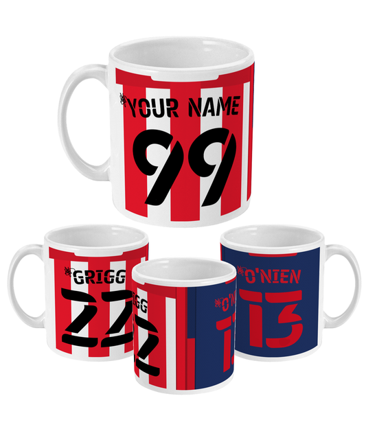 Sunderland - Personalised Home/Away Mug