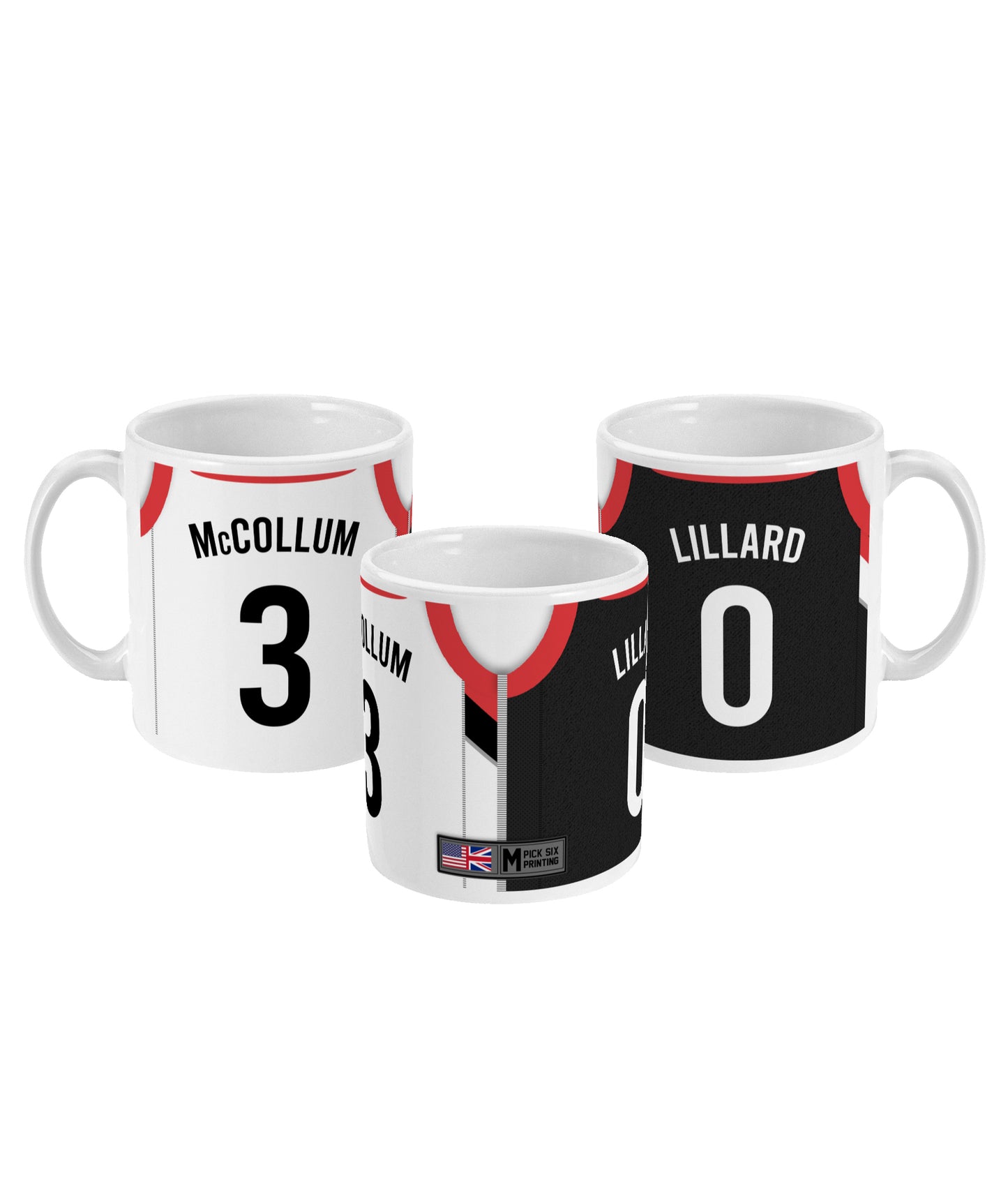 Portland - Mug de maillot de basket personnalisé personnalisé