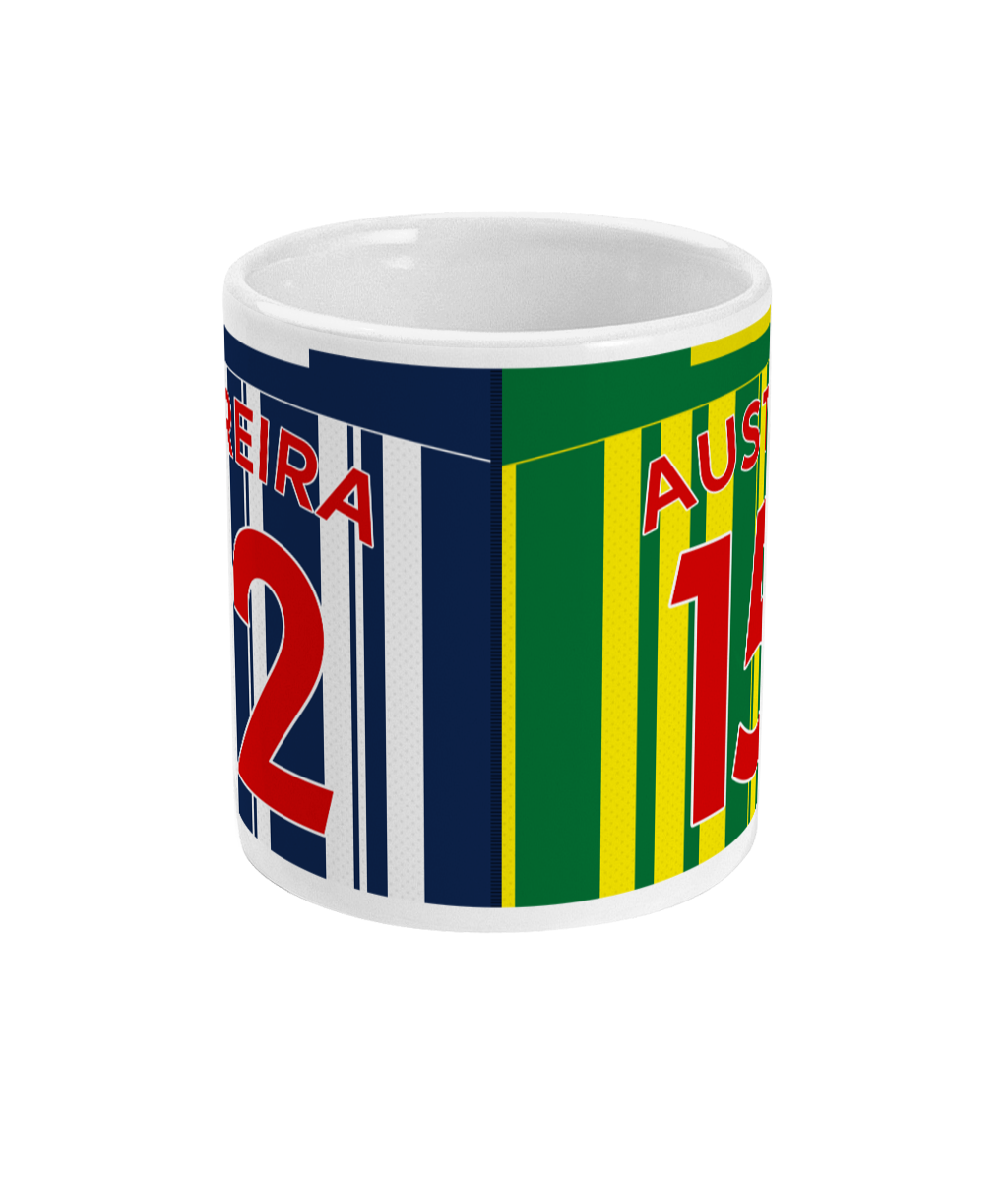 West Brom - Personalised Home/Away Mug