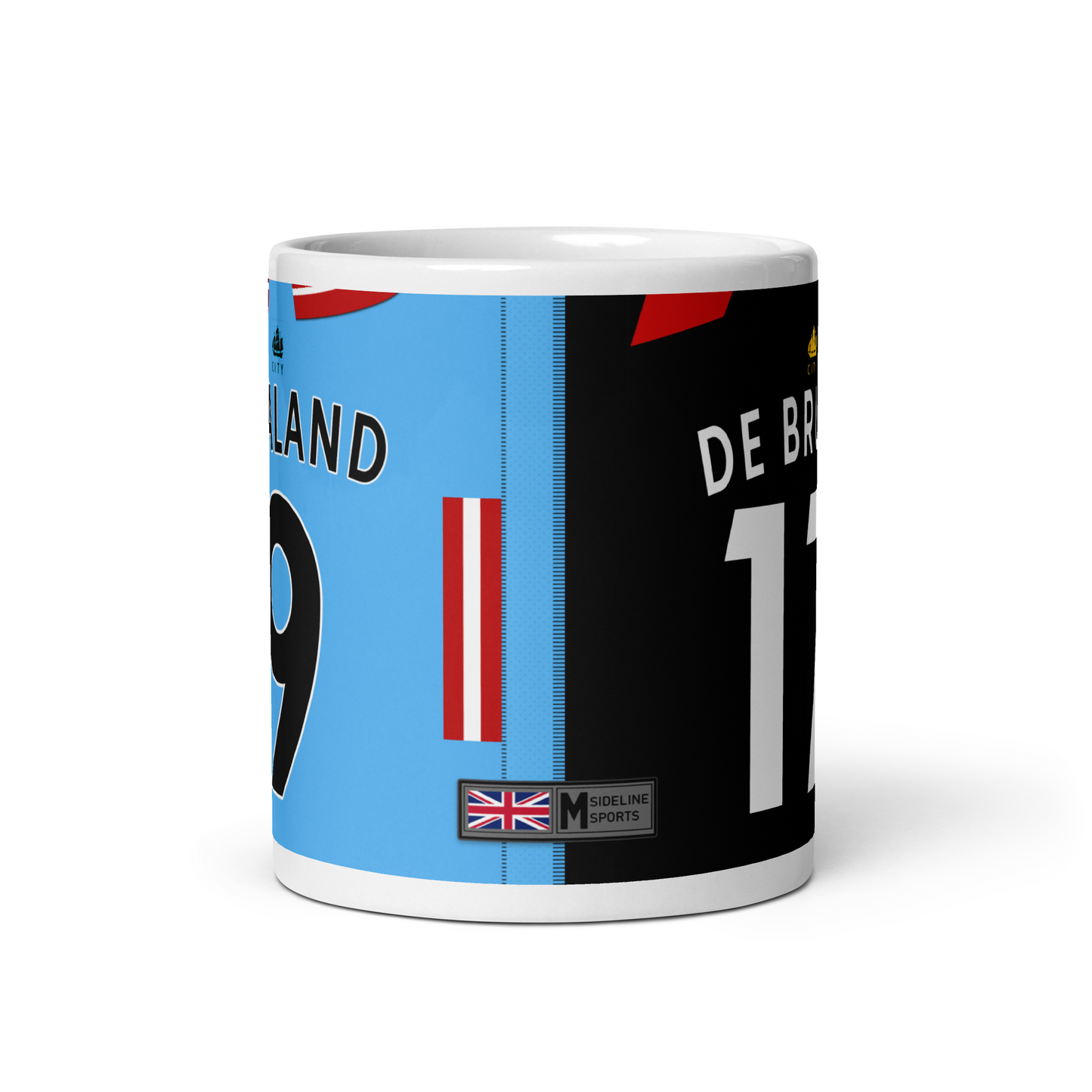 Manchester City - Mug personnalisé domicile/extérieur