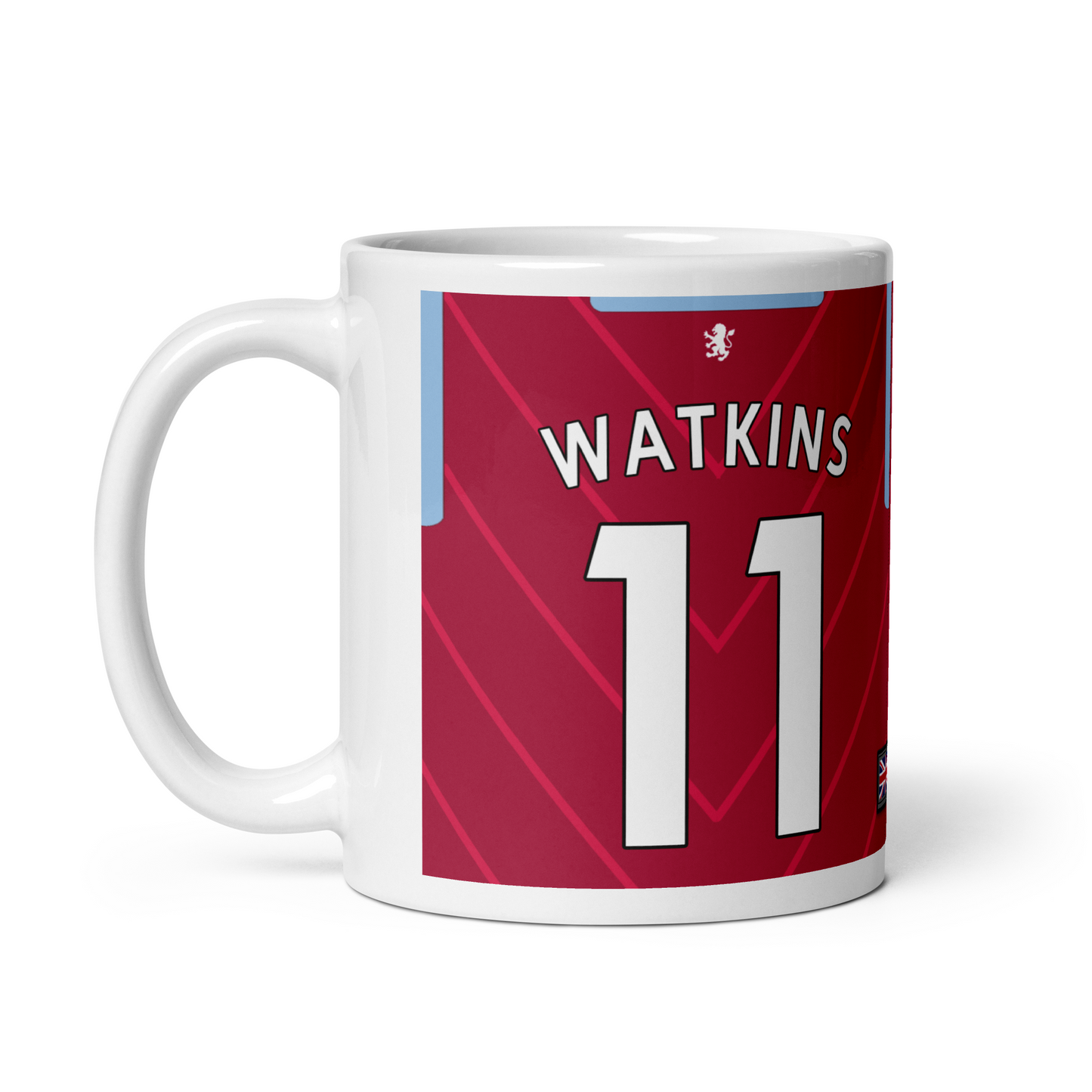 Aston Villa - Personalised Home/Away Mug