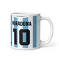 Icon Series - Maradona 80's Argentina Home Shirt Mug